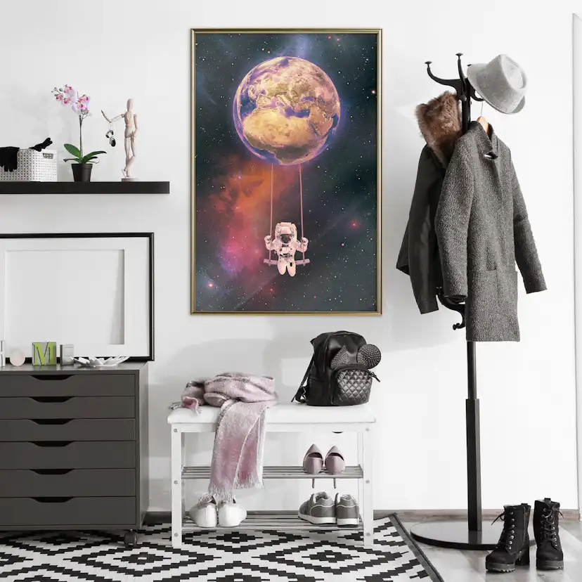 Poster Artgeist Affisch Space Swing