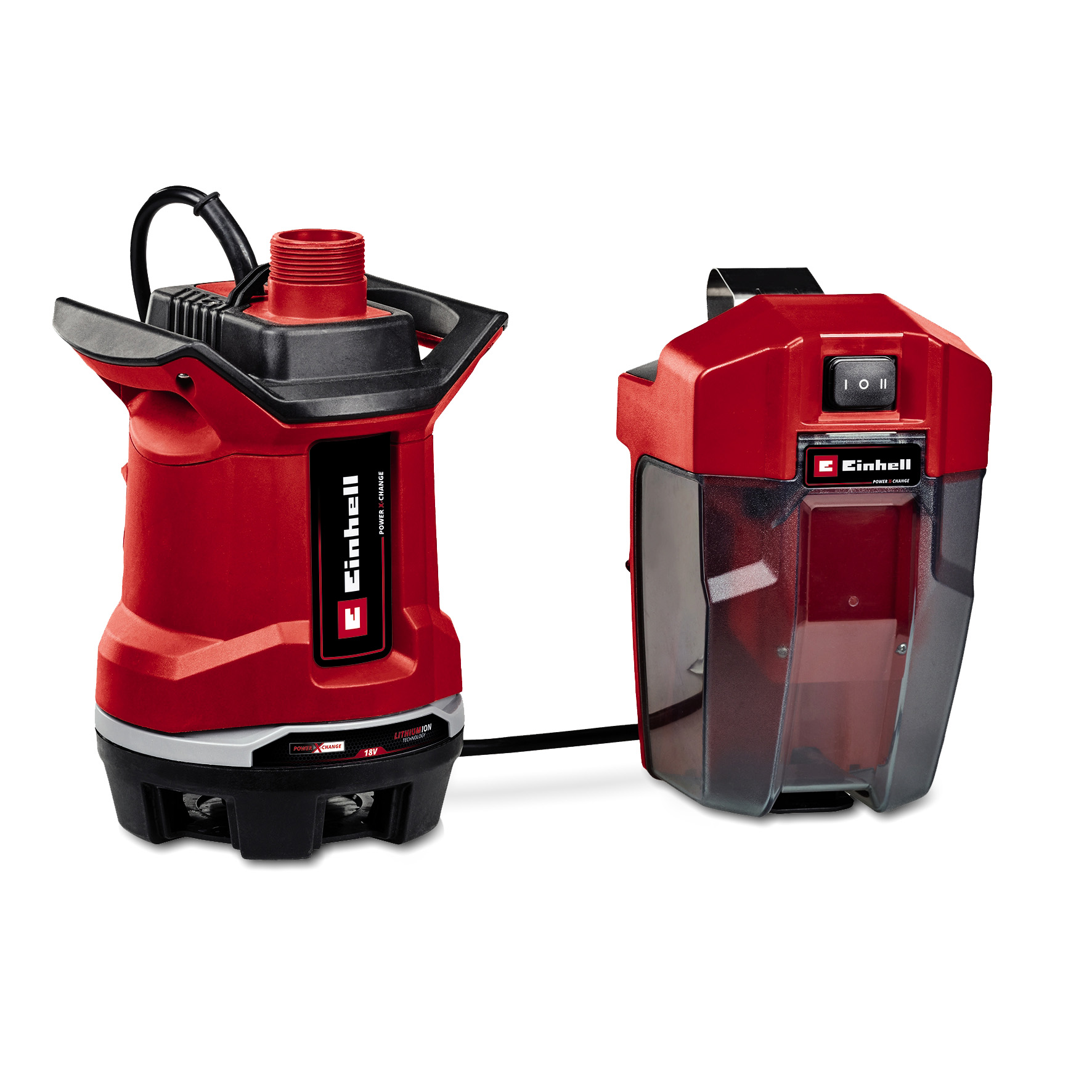 Vattenpump Einhell GE-DP 18/25 Li Utan Batteri & Laddare
