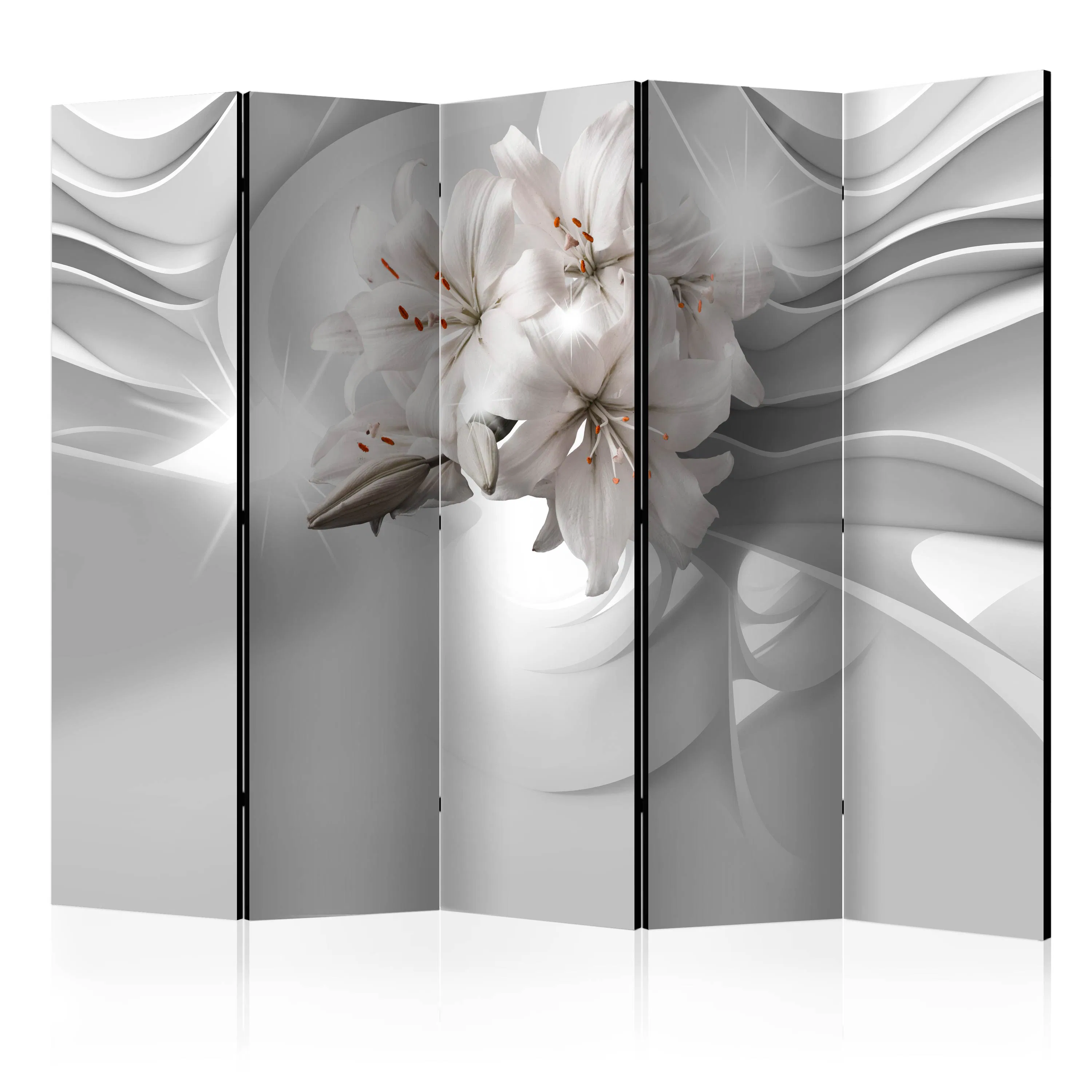 Rumsavdelare Skärmvägg Arkiio Lilies in the Tunnel II 225x172 cm