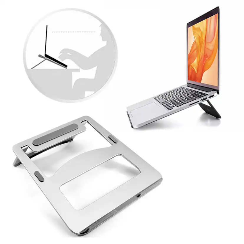 Laptopställ Desire2 Portabelt Silver