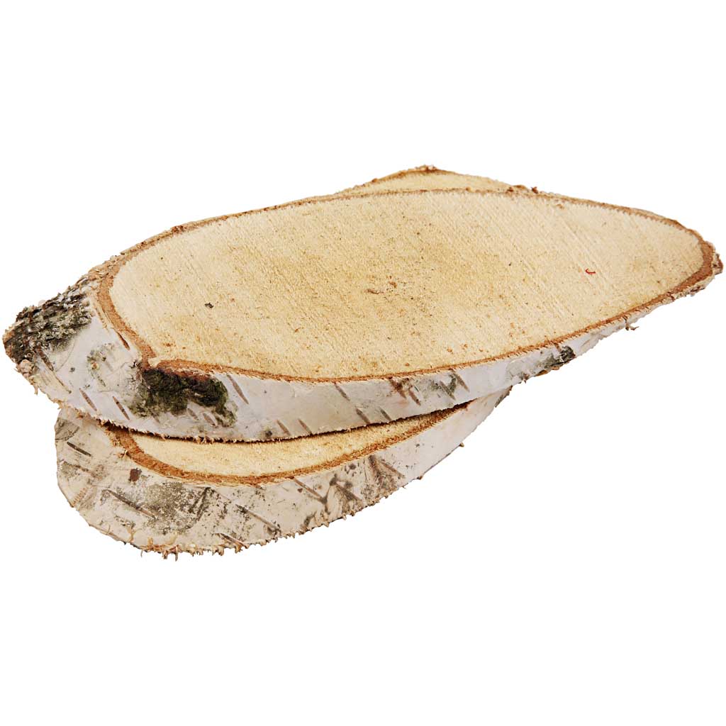Björkskivor Creativ Company Tjocklek 15 mm 7 st/1 Förp