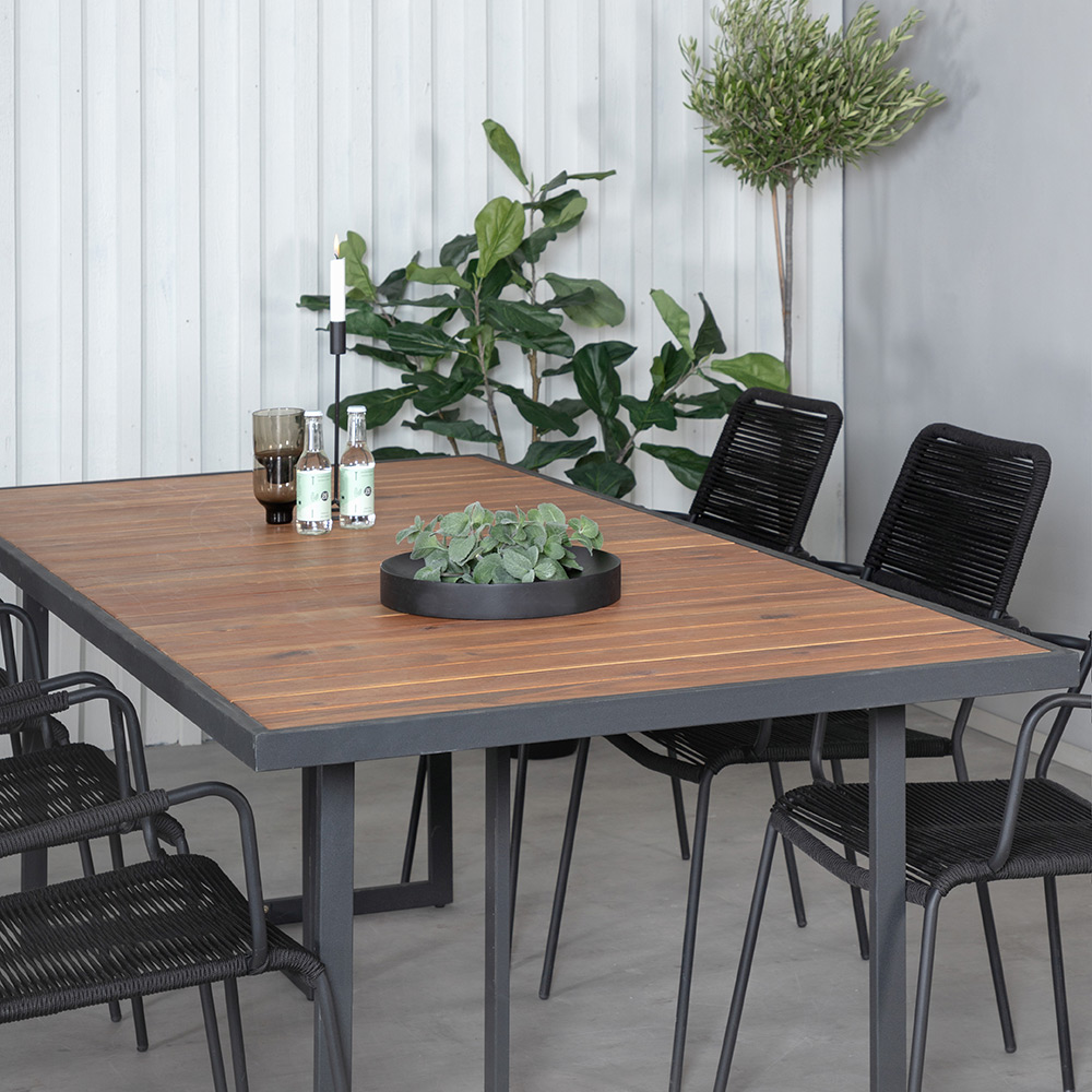 Matgrupp Venture Home King med 6 Lumi Karmstolar