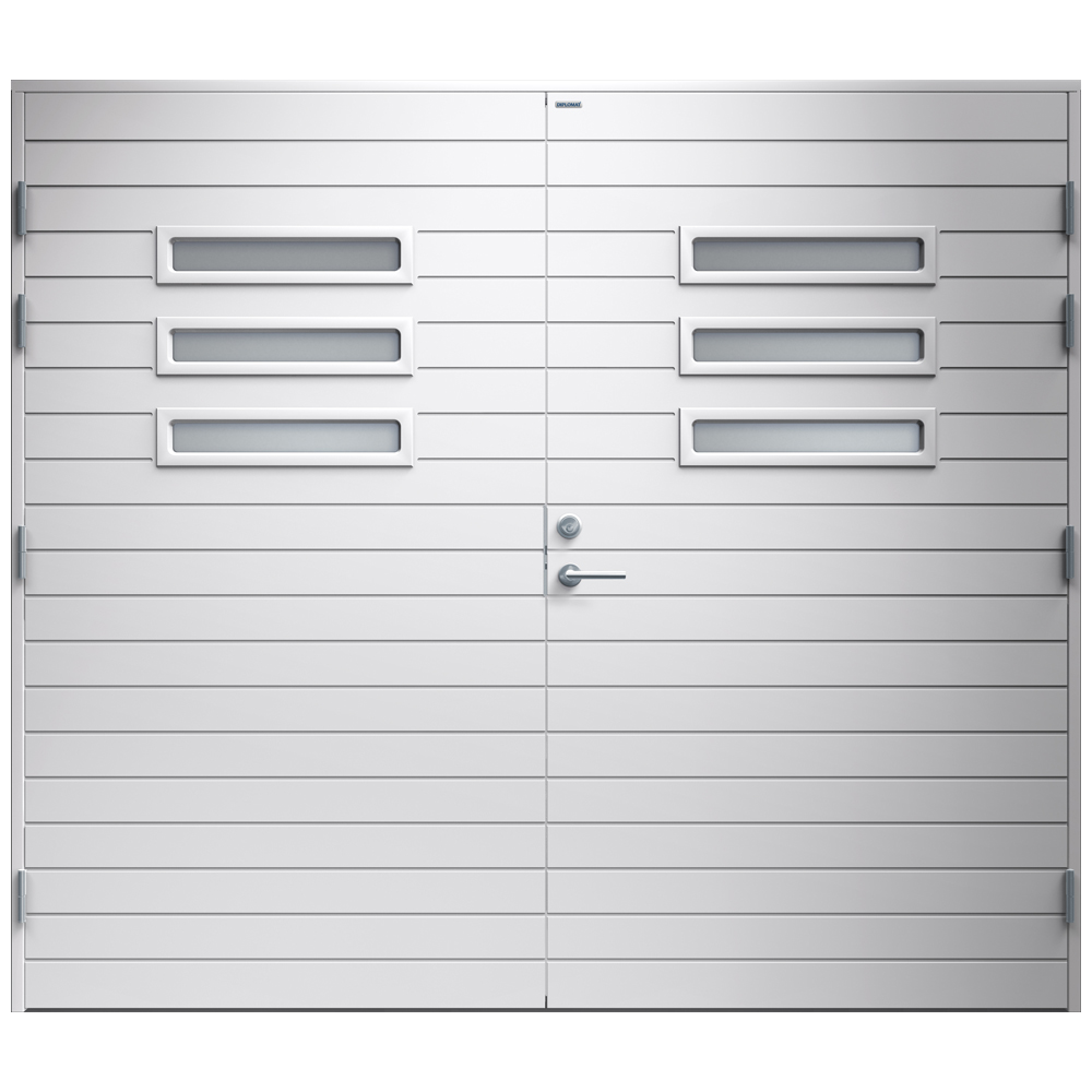 Garagedörr Diplomat Ingela Klarglas