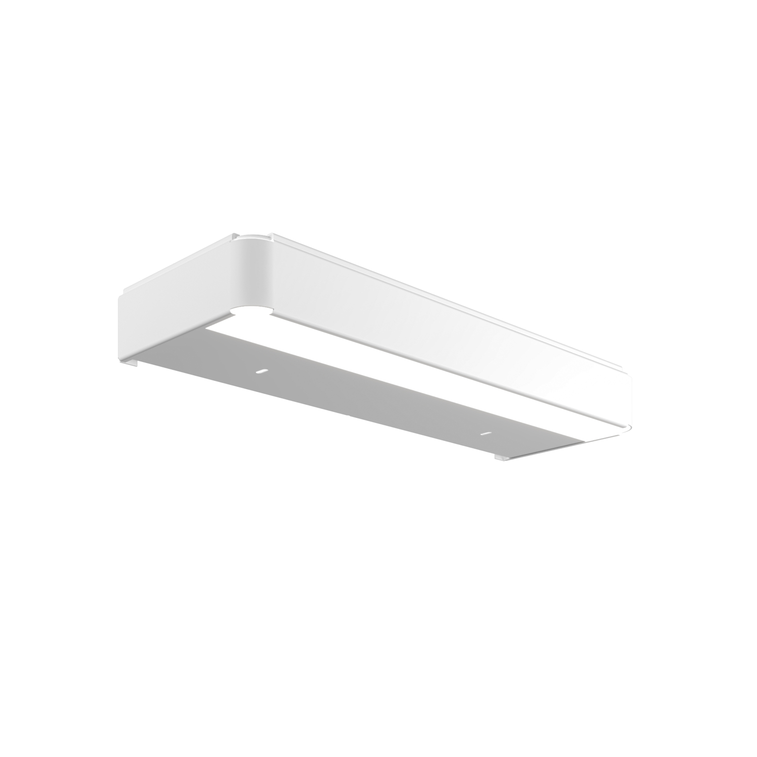 LED-bel. 60 M.Vit 600 mm, utan Eluttag, Matt Vit