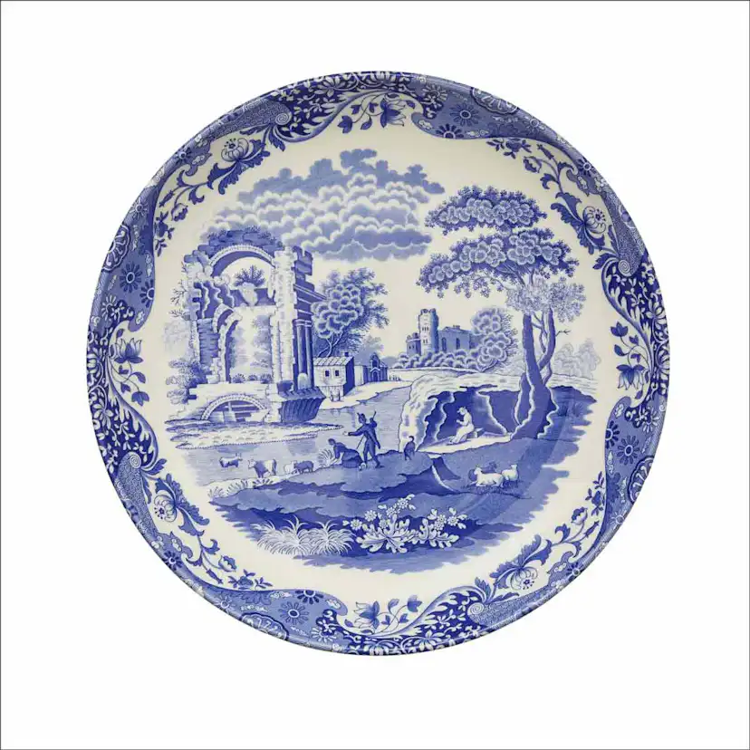 Blue Italian pastaskål 300 mm