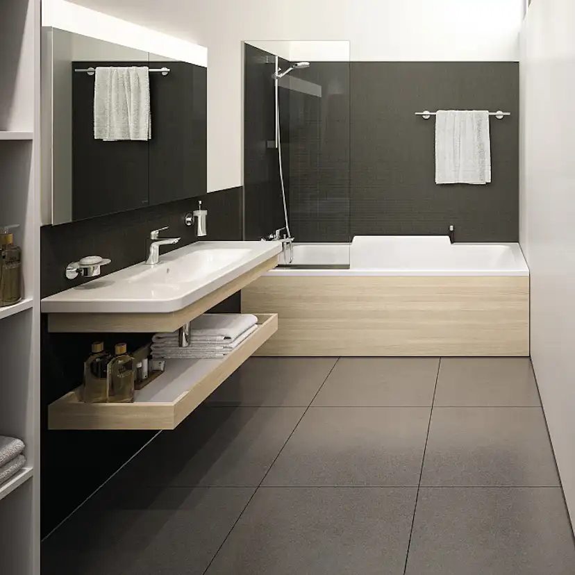 Tvättställsblandare Hansgrohe Logis 100 med Push-Open Med Push-Open