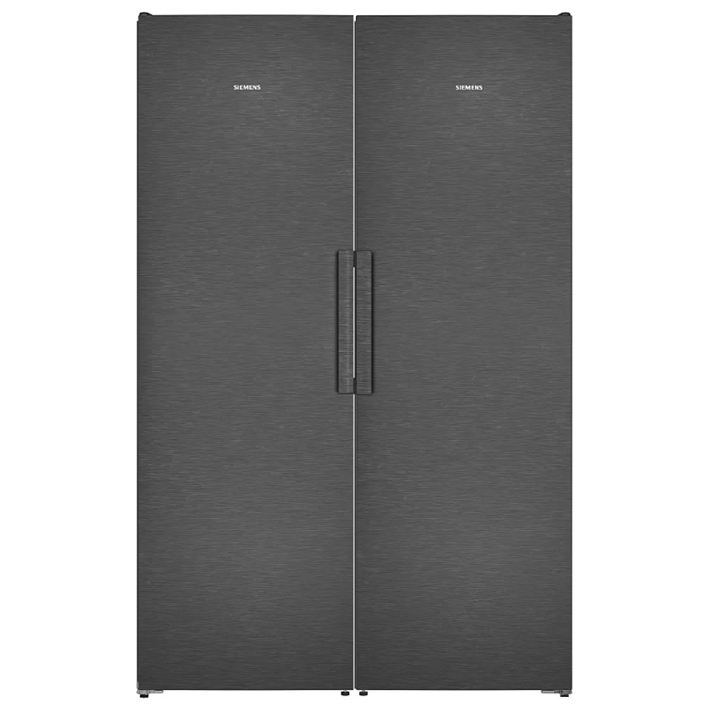 Kyl & Fryspaket Siemens iQ300 KS36NVXCG + GS36NVXCG BlackSteel 186 cm – HyperFresh & NoFrost