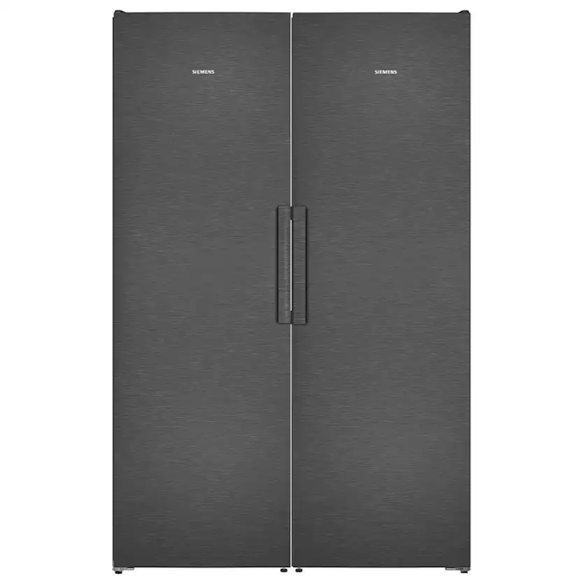 Kyl & Fryspaket Siemens iQ300 KS36NVXCG + GS36NVXCG BlackSteel 186 cm – HyperFresh & NoFrost