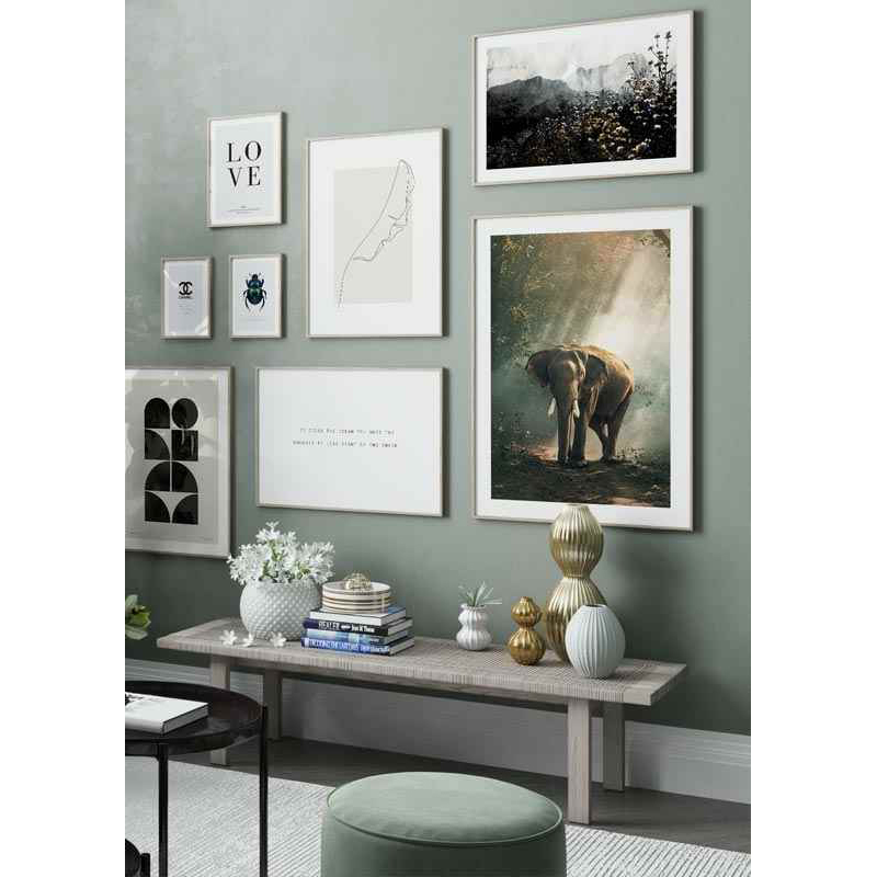 Poster Gallerix Forest Elephant
