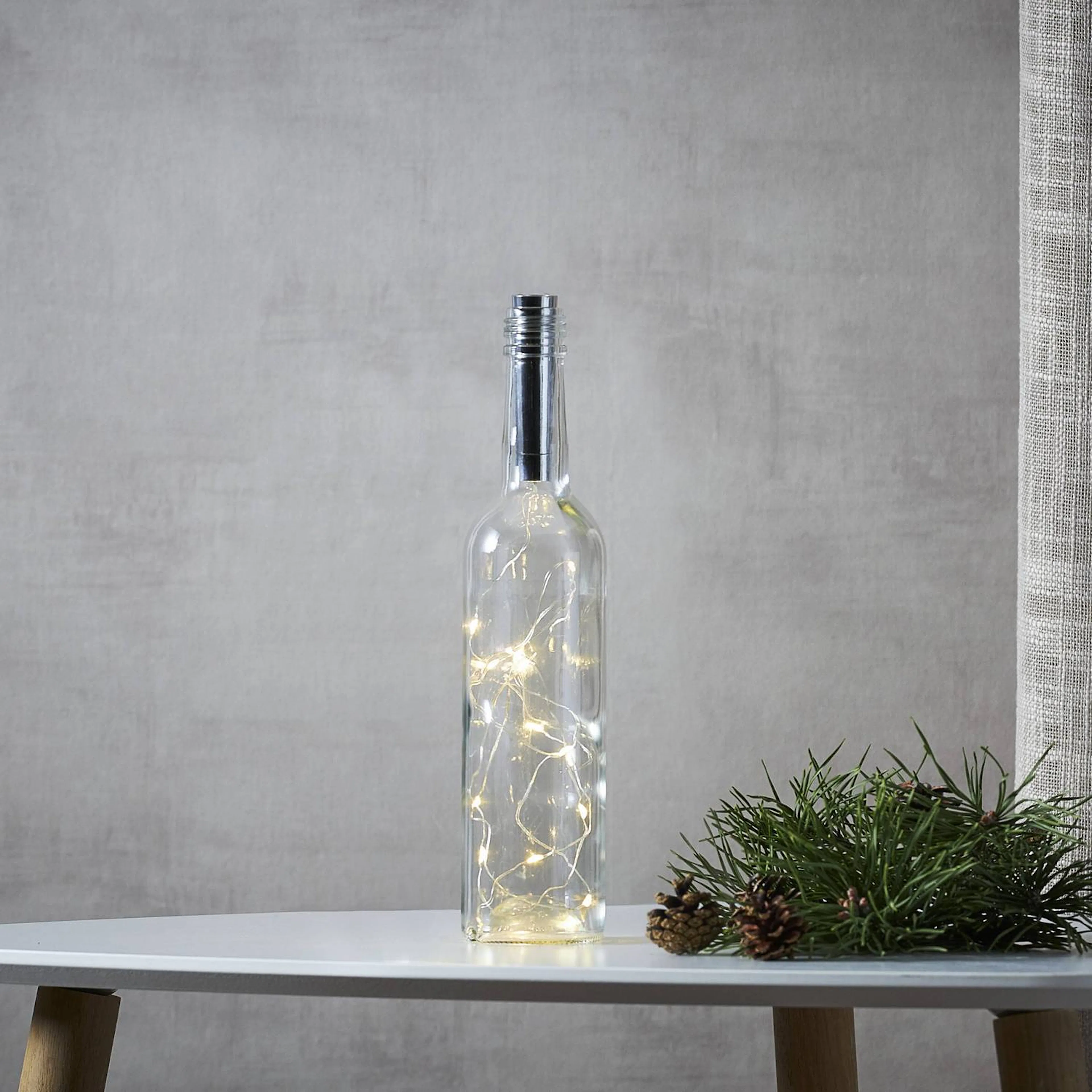 Ljusslinga Star Trading Dew Drop Tube LED 15 Ljus Batteridriven