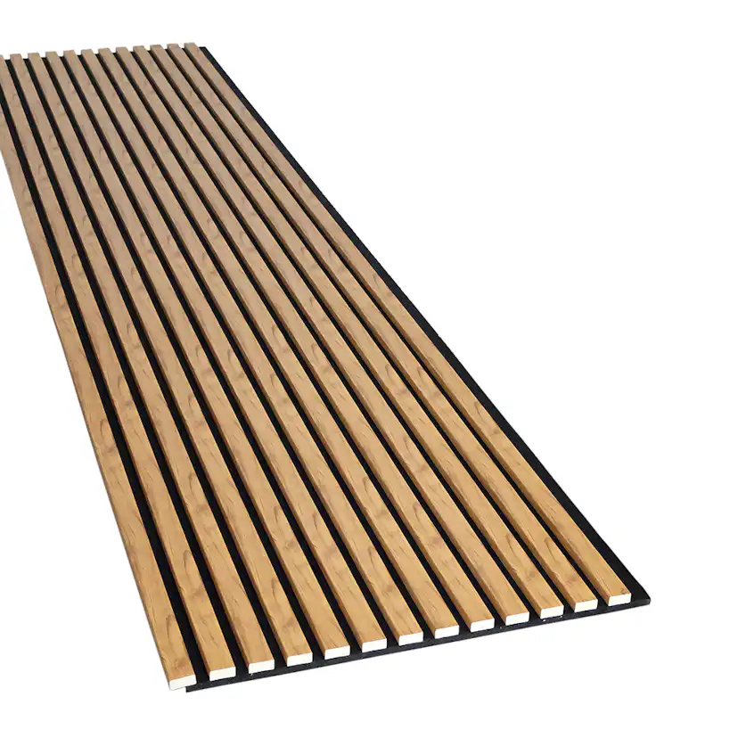Akustikpanel Lundbergs SPA Svart Filt 2680x615x24 mm