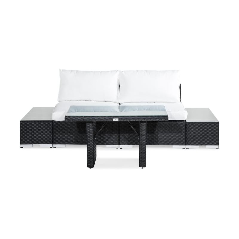 Loungegrupp Comfort Garden Bahamas 2-sits med Avslut och Bord