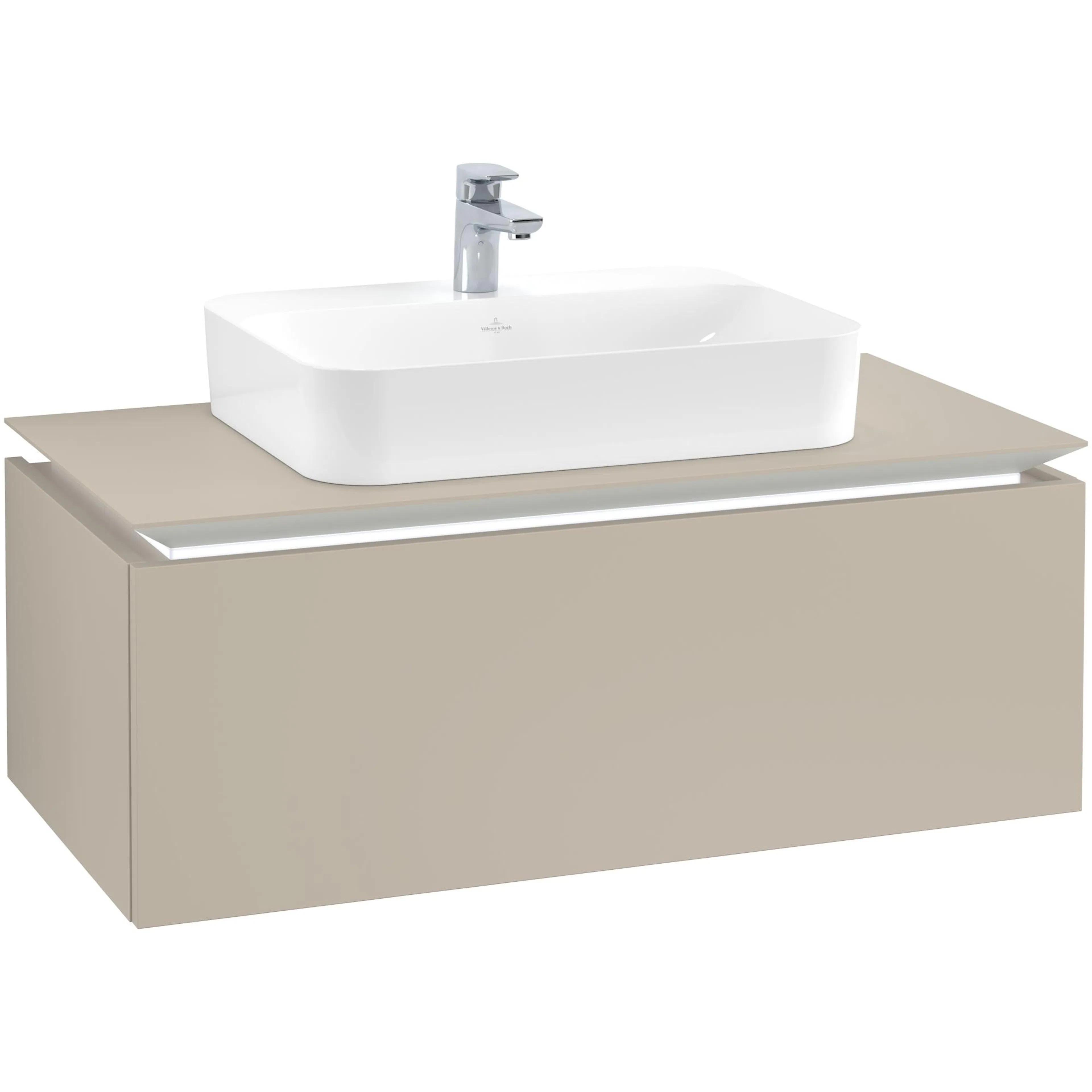 Tvättställsskåp Villeroy & Boch Legato Kompakt med 1 Låda för Ytmonterat Tvättställ från Finion & Memento