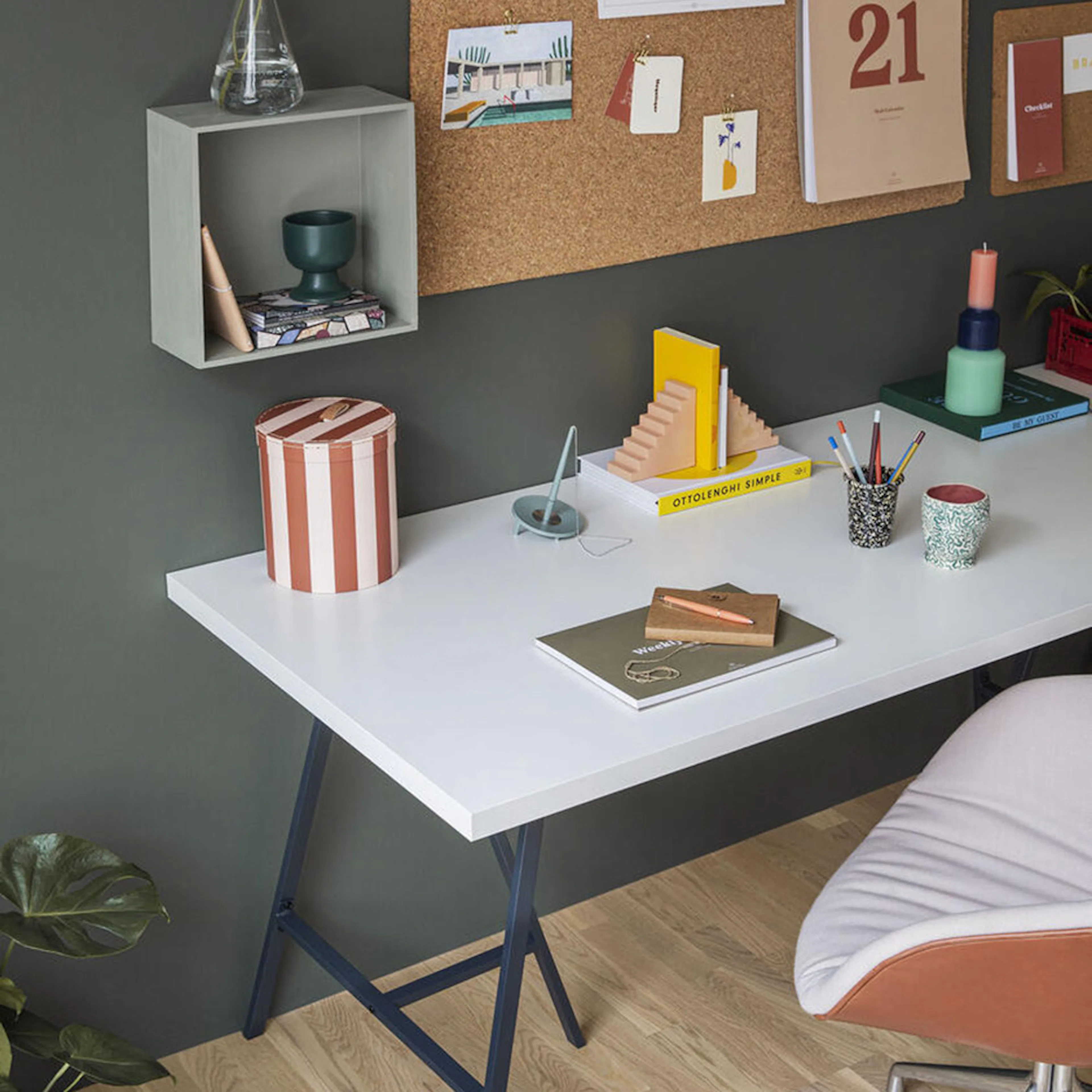 Trägolv Tarkett Shade Ek Cream White, 3-Stavs Parkettgolv