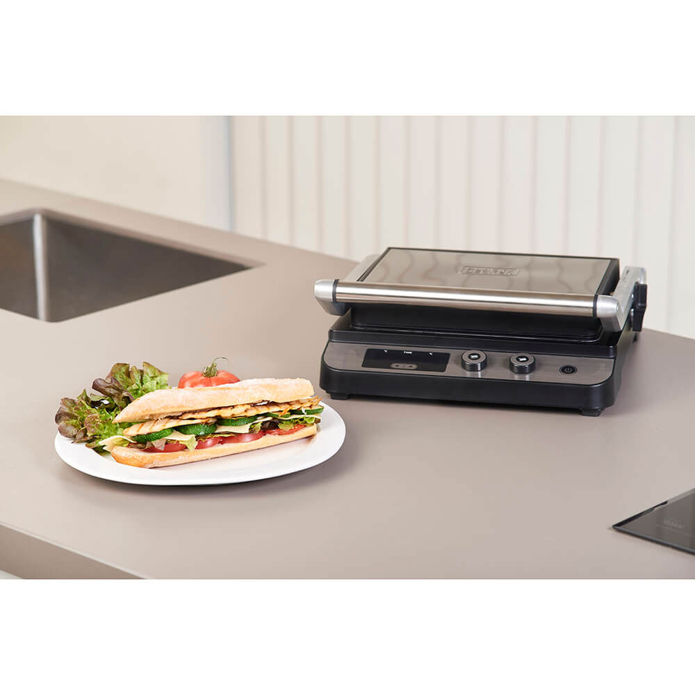 Bordsgrill BLACK+DECKER Temp Control Extra Plattor 2000W Borstat stål