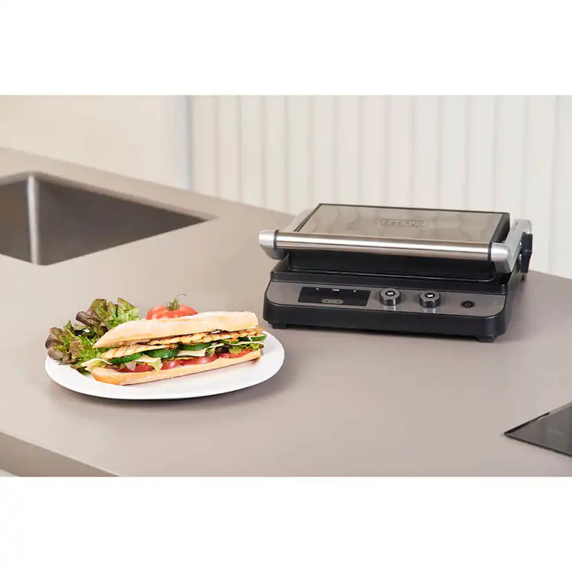 Bordsgrill BLACK+DECKER Temp Control Extra Plattor 2000W Borstat stål