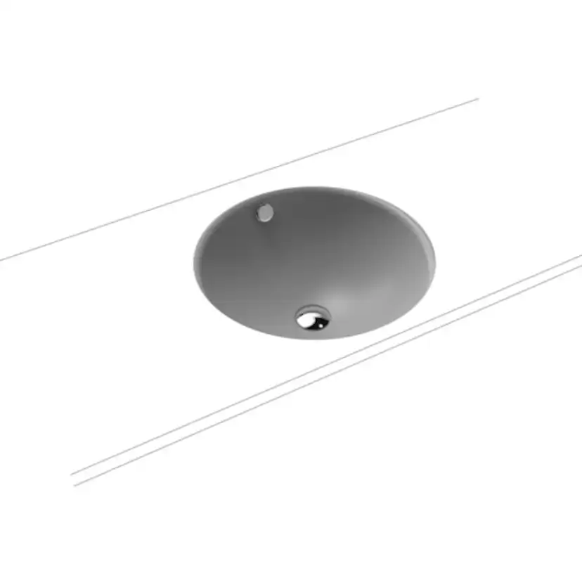 Tvättställ Underlimmad Classic Färg: Cool Grey 30, Bredd: Ø420 mm