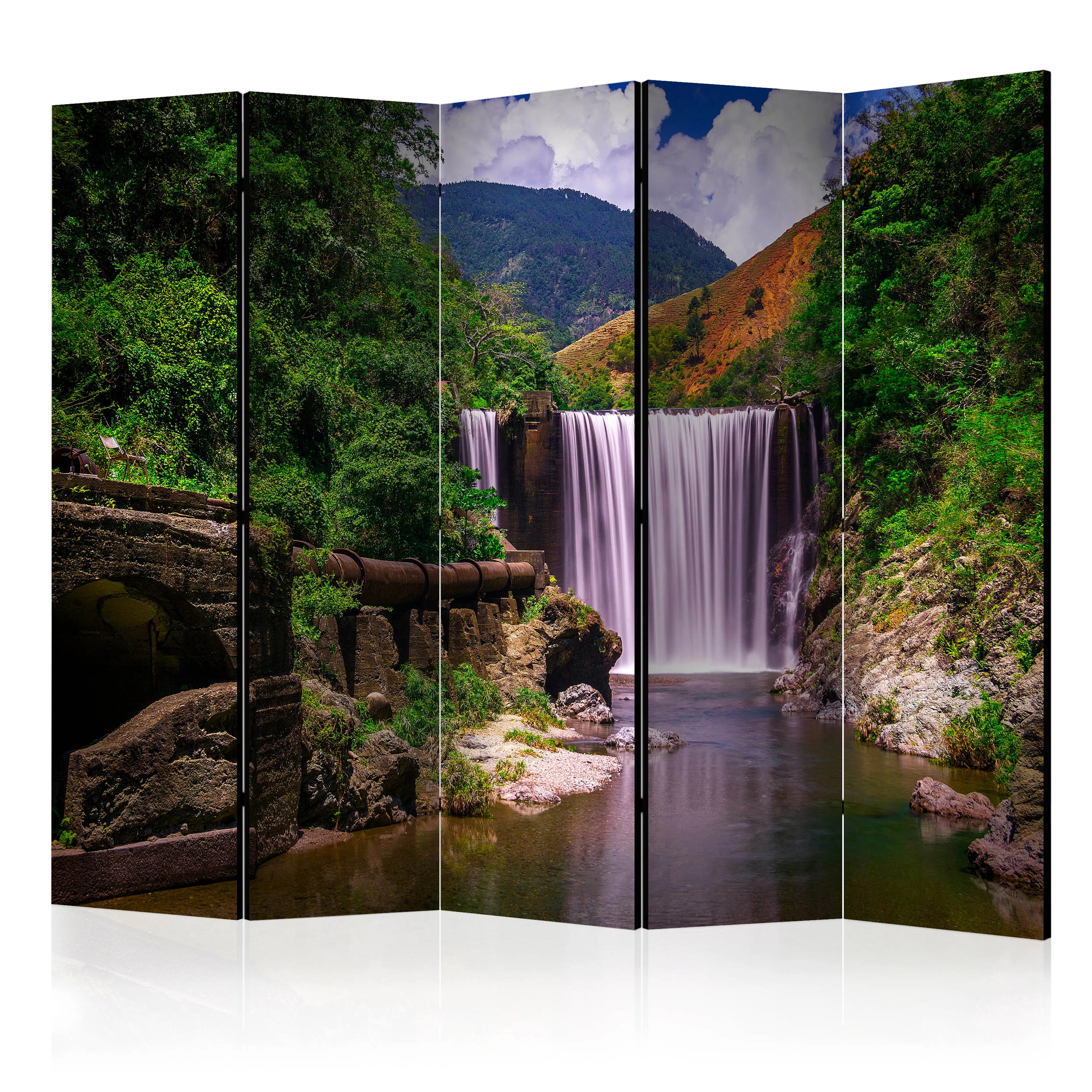Rumsavdelare Skärmvägg Arkiio Reggae Falls II 225x172 cm