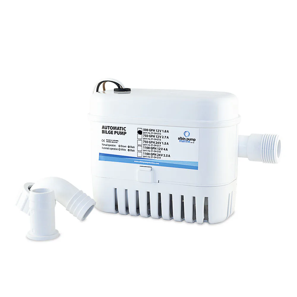 Länspump Albin Group Marine Automatisk 500 GPH 12V