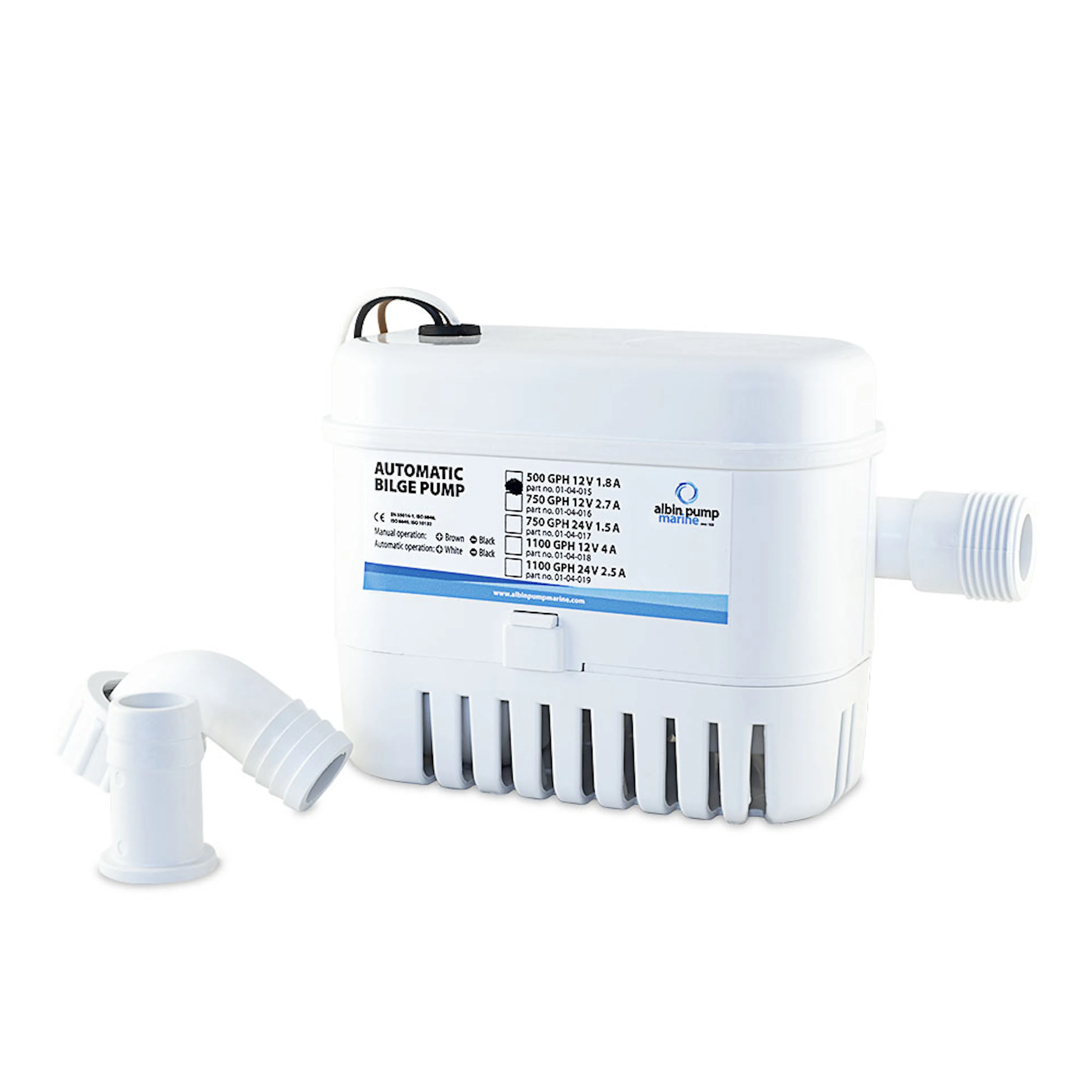 Länspump Albin Group Marine Automatisk 500 GPH 12V