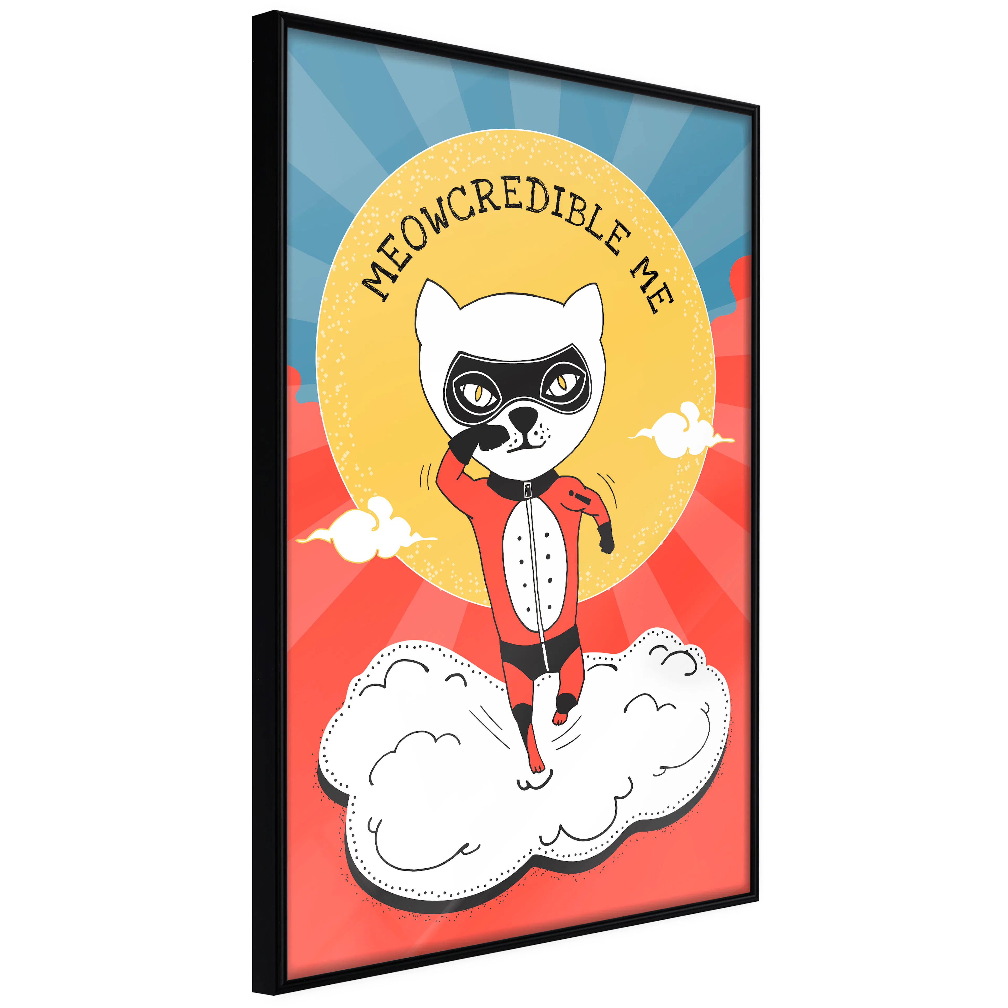 Affisch - Dear Cat [Poster] 20x30 Svart ram, 20x30 cm