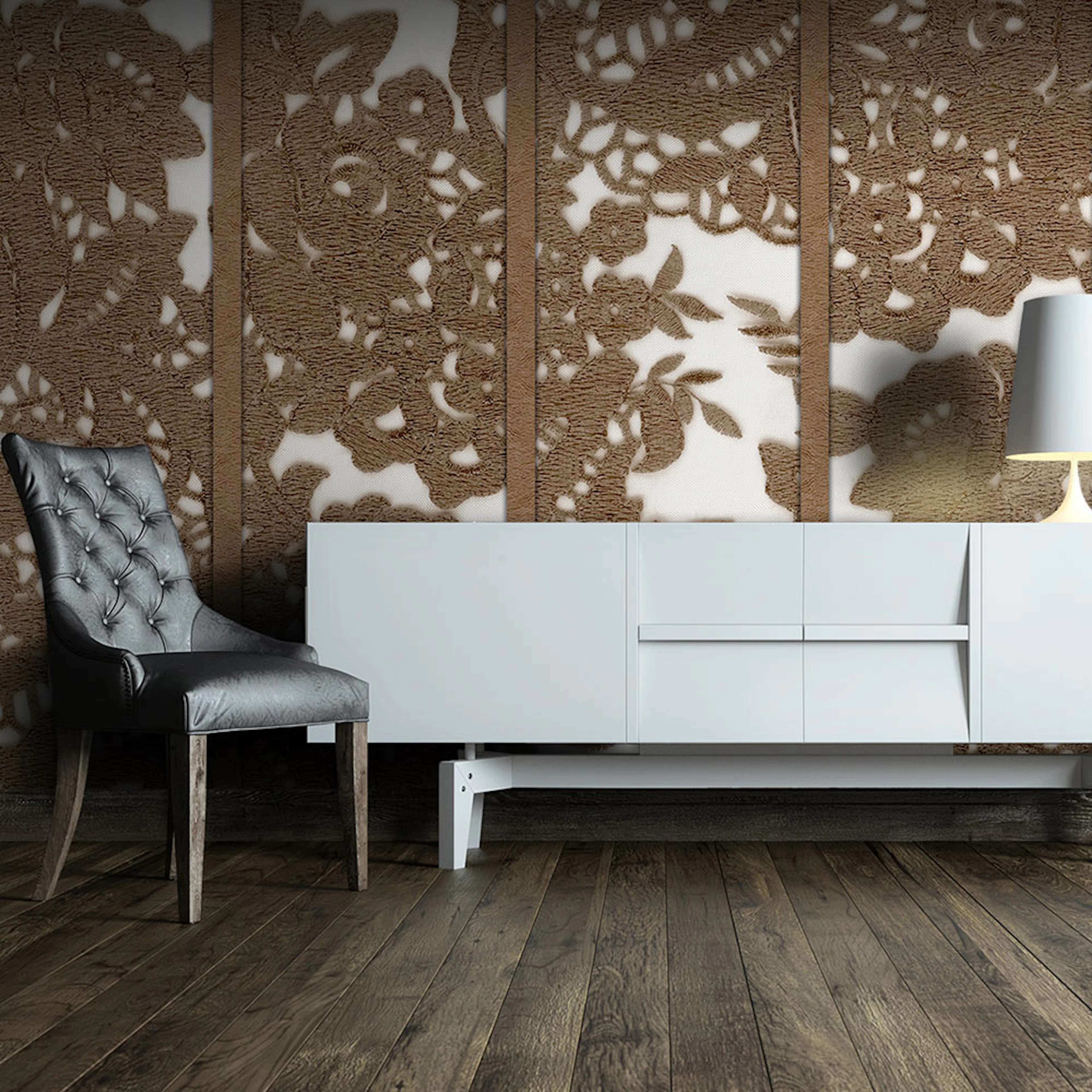 Fototapet Arkiio Brown Grace 50x1000 cm