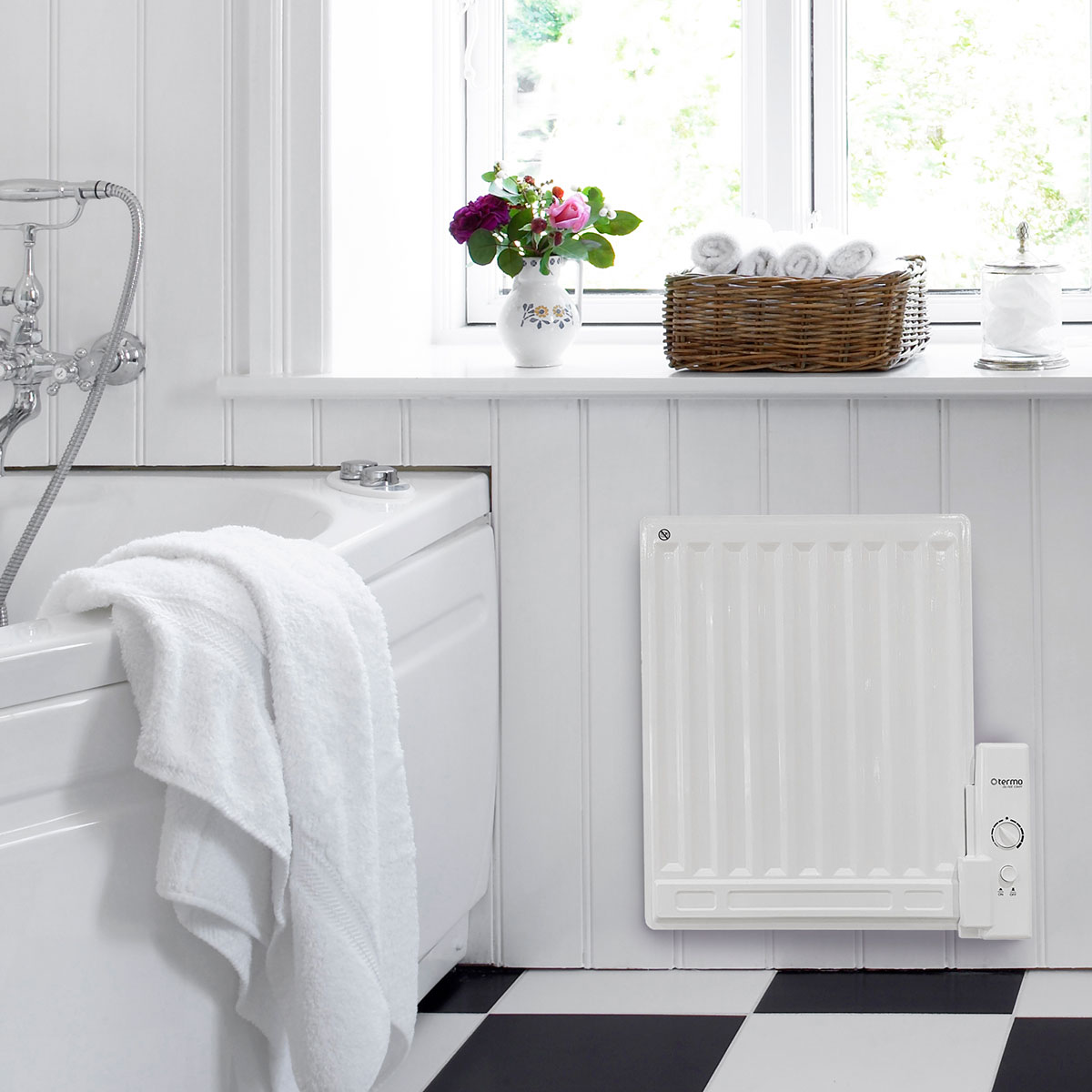 BIMETALLRADIATOR BASIC 230V 400W BxH: 490x555 mm