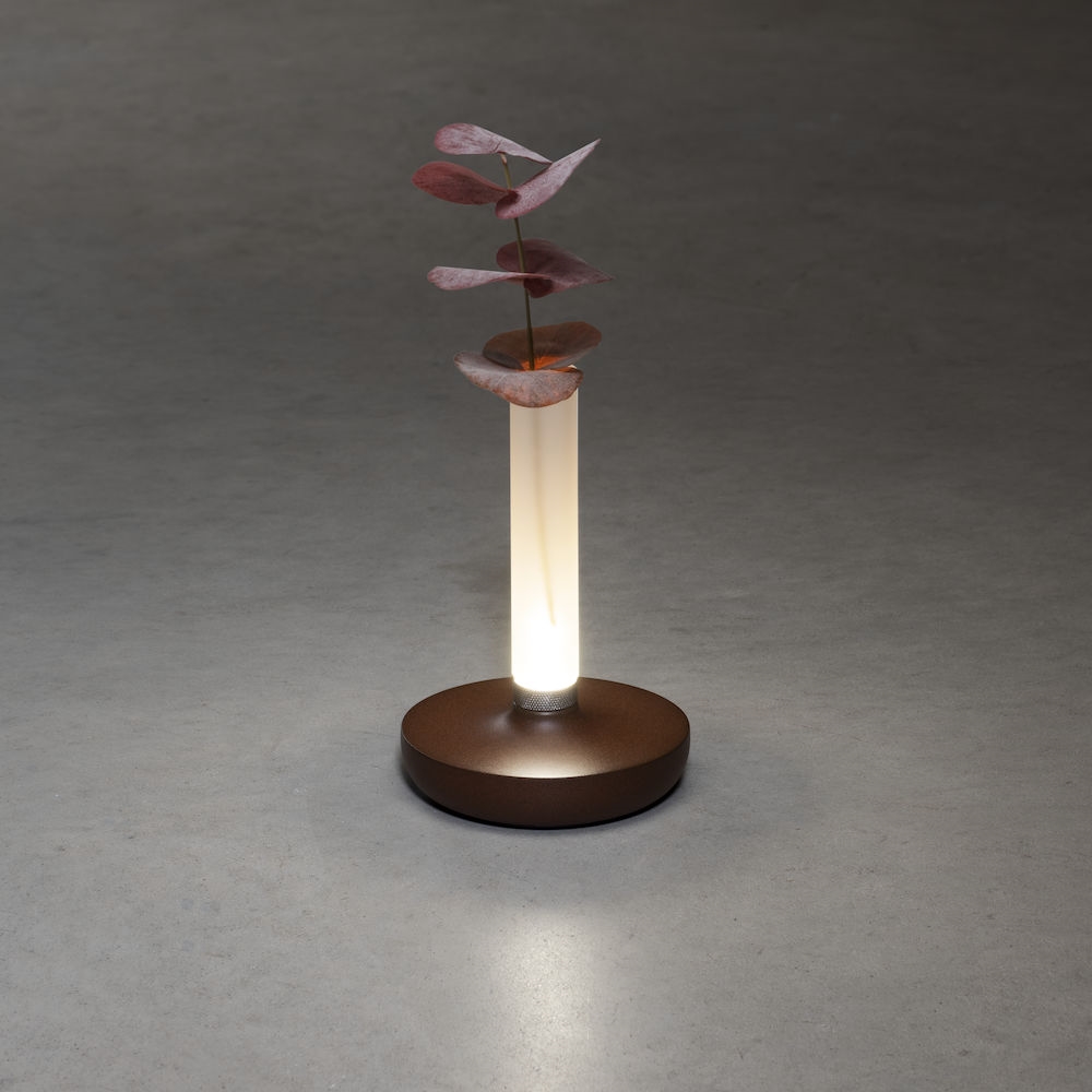 Biarritz bordslampa rost USB Rost