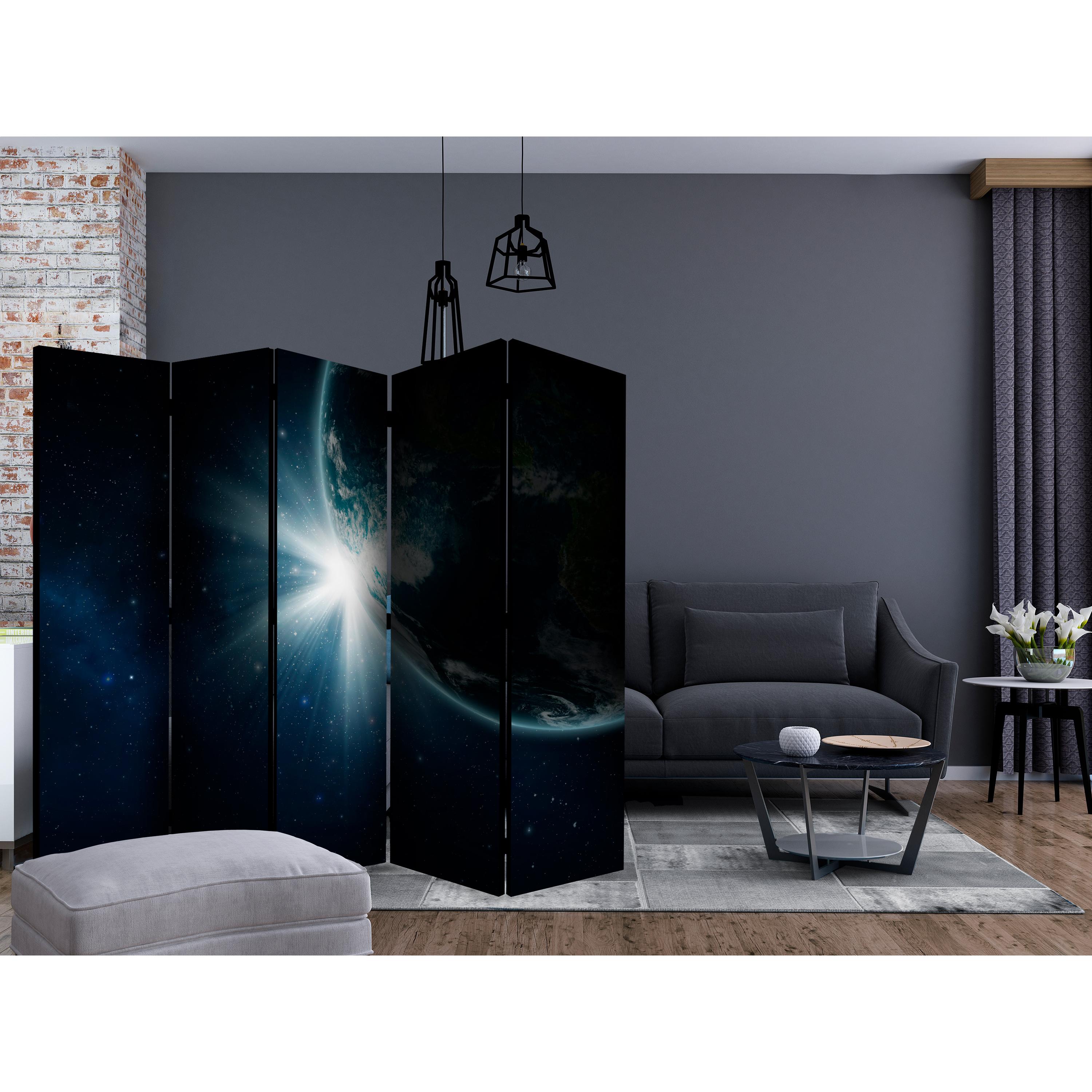 Rumsavdelare Skärmvägg Arkiio Earth II Flerfärgad 225x172 cm
