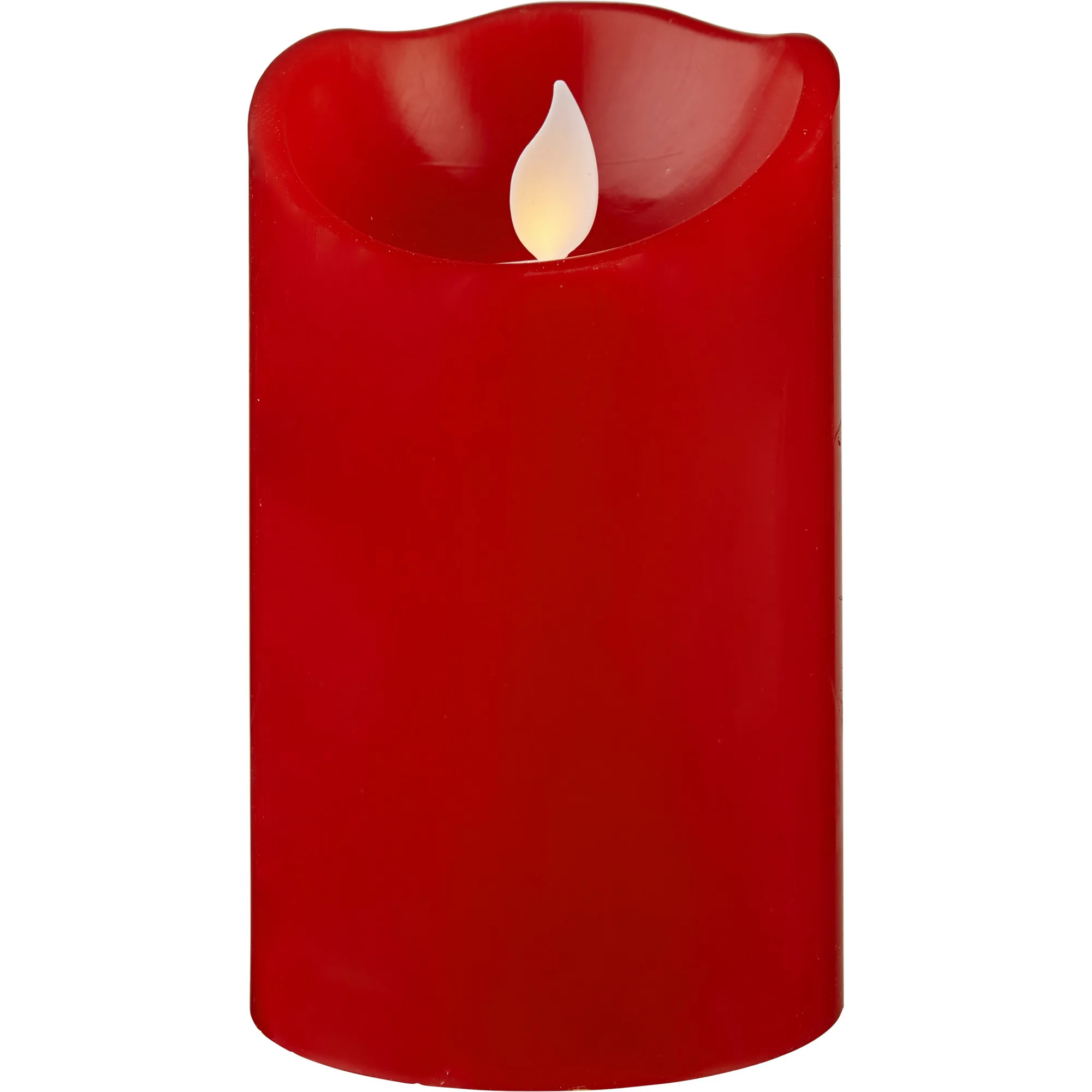 LEDBlockljusM-Twinkle Röd, 12,5 cm