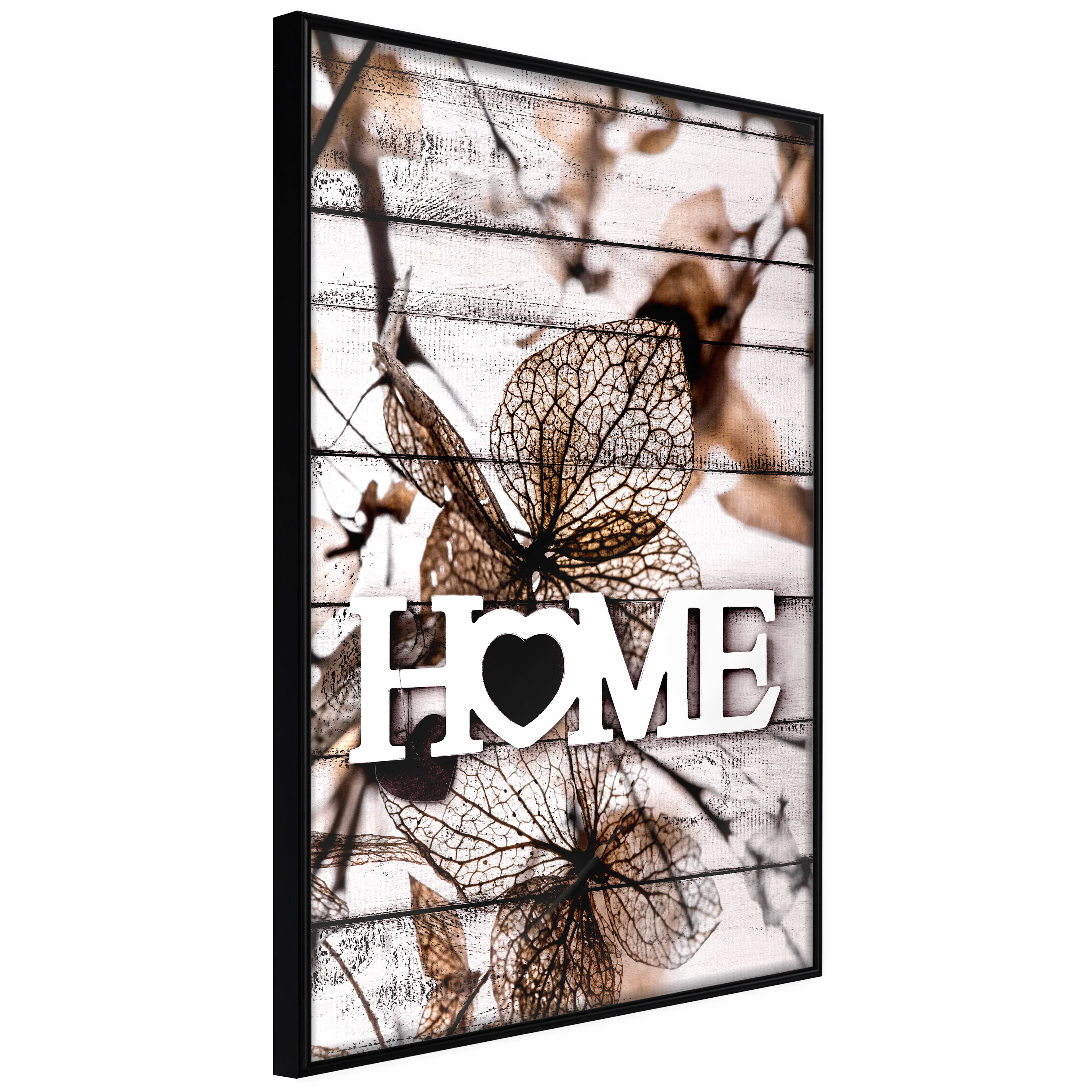 Affisch - Living Home [Poster] 20x30 Svart ram, 20x30 cm