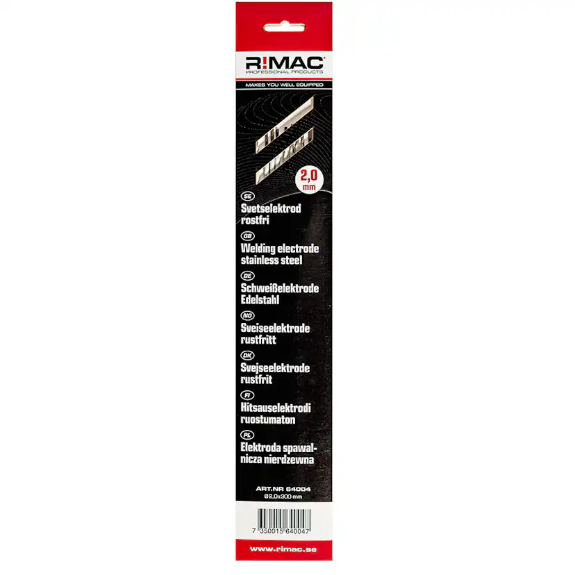 Svetselektrod R!MAC SB-pack Rostfri -2,0x10st
