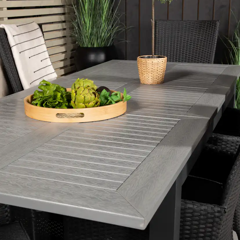 Matgrupp Venture Home Aleyna 160/240 med 6 Pishi Matstolar