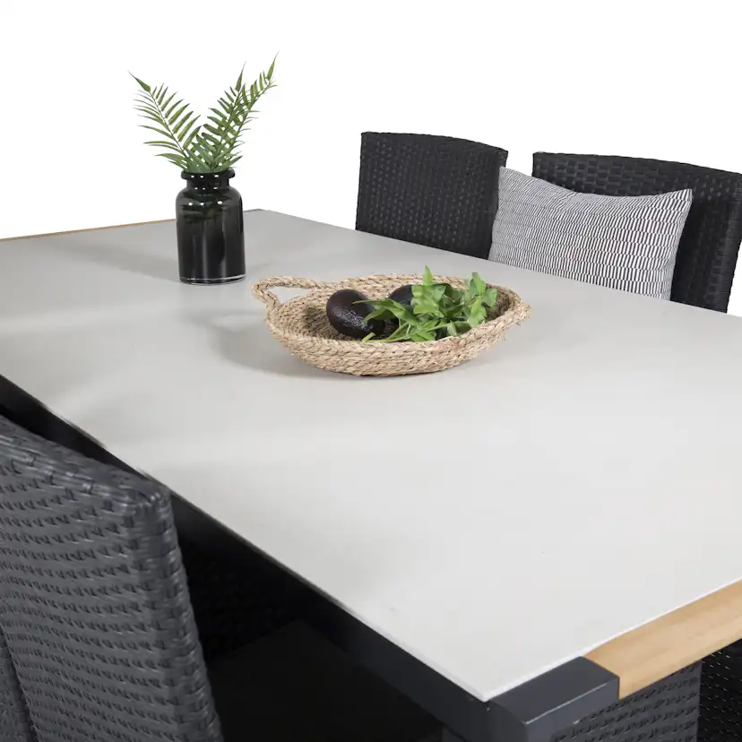 Matgrupp Venture Home Tilly 200 med 6 Milwa Matstolar