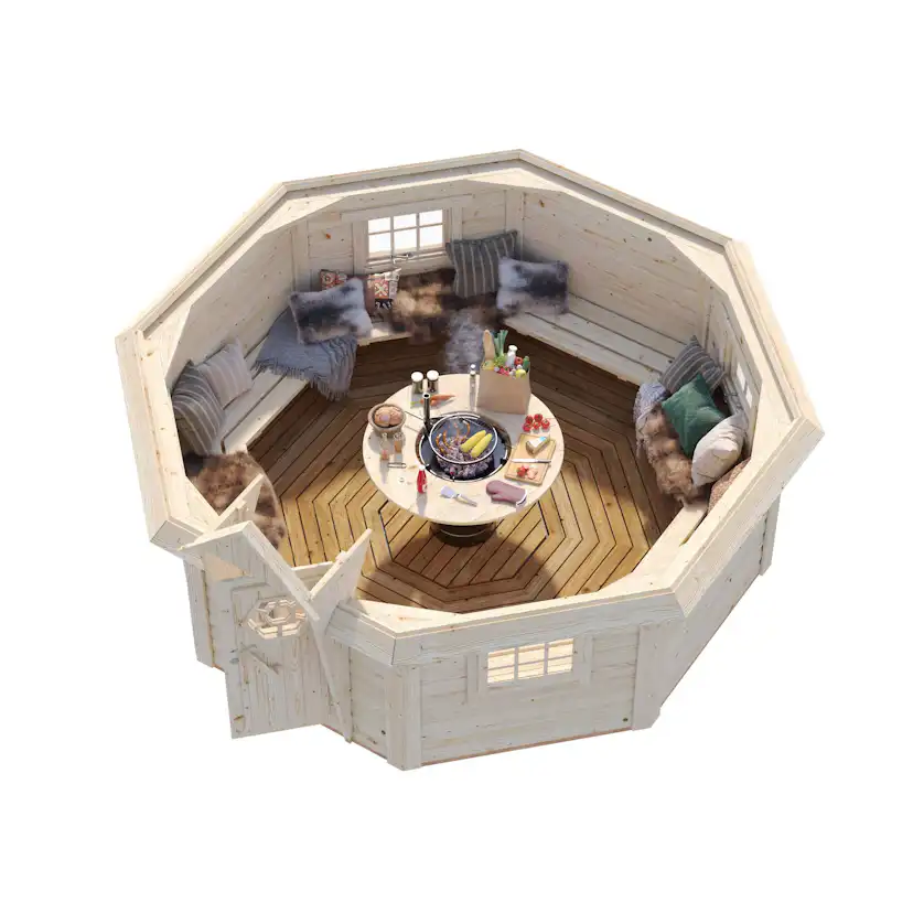 Grillkåta Palmako Eva 11,9 m2