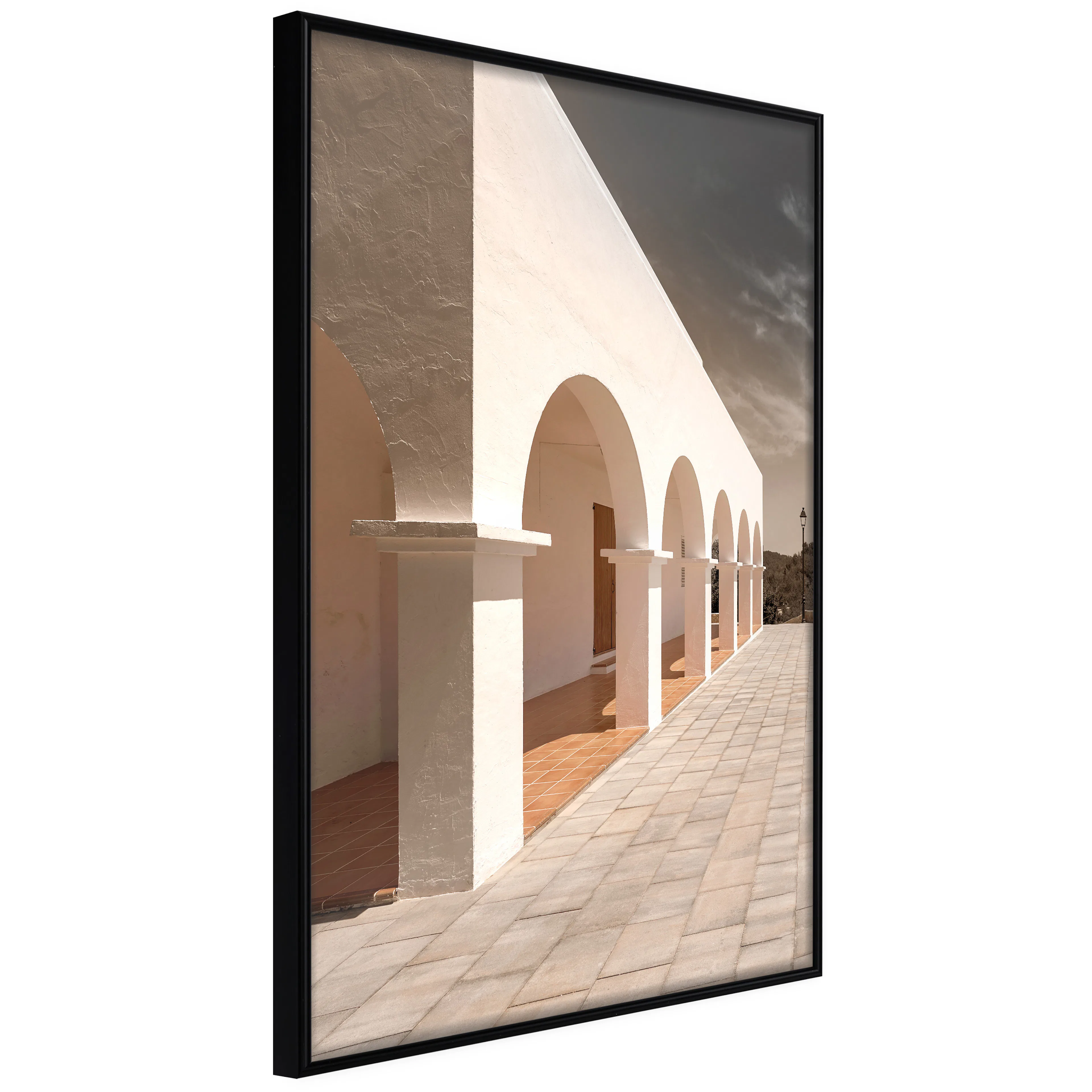 Affisch - Sunny Arcades [Poster] 30x45 Svart ram, 30x45 cm