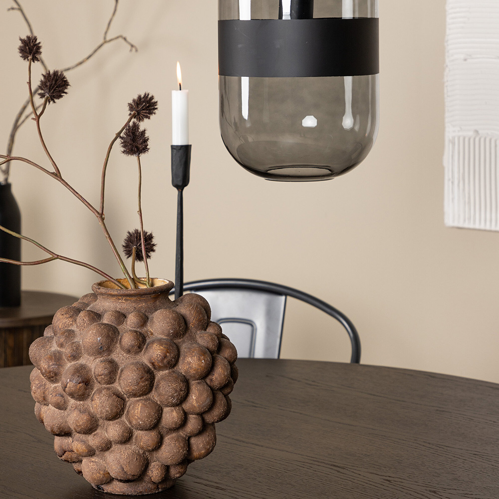 Matgrupp Venture Home Stone Rund med 4 Tempe Stolar