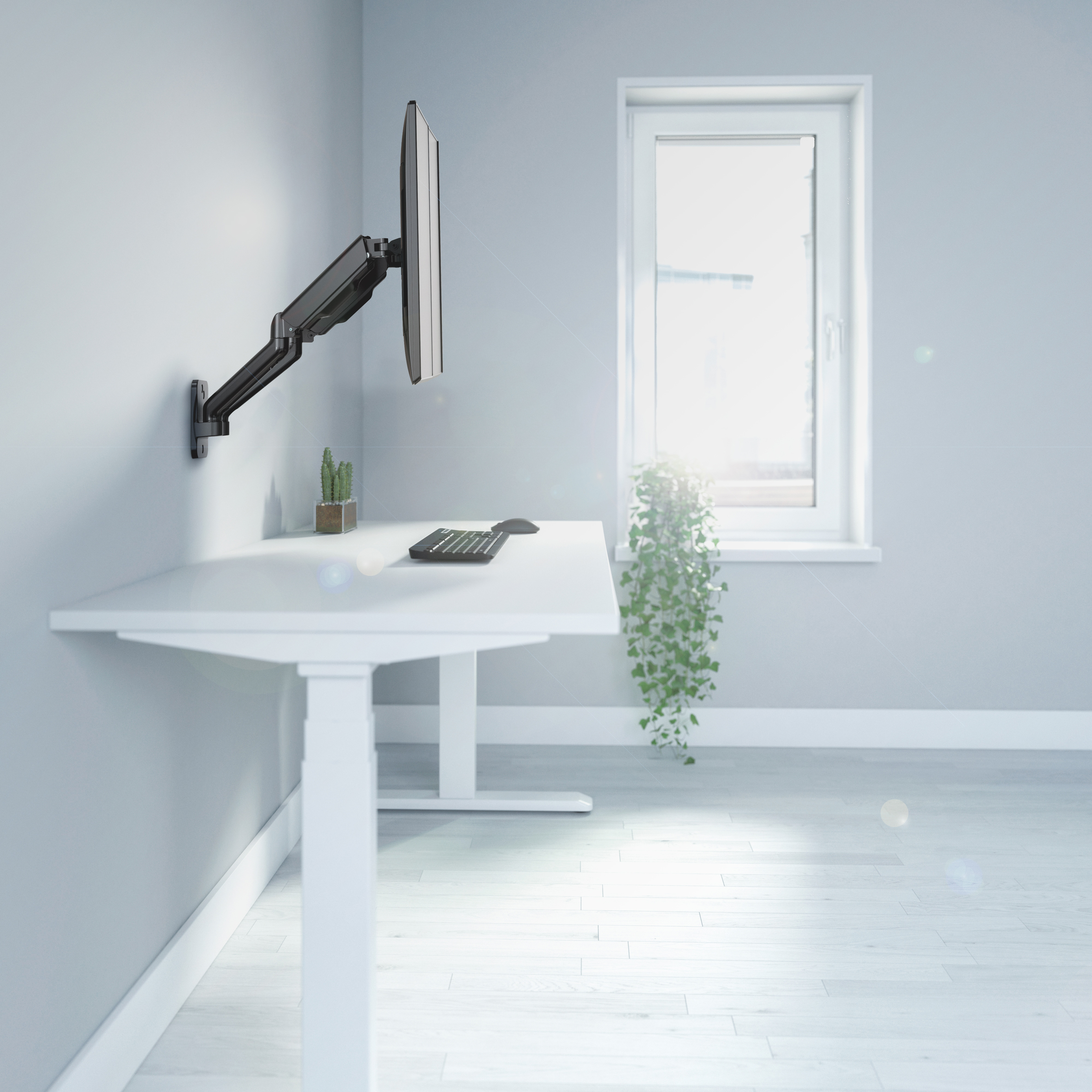 Monitorarm LogiLink Väggfäste 17-32 tum Dubbel Gasfjädrad