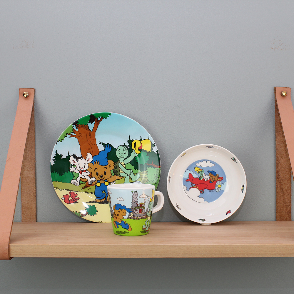 Barntallrik Rätt Start Bamse Flat Vänner