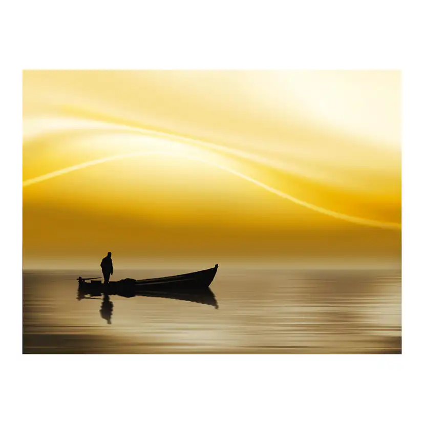 Fototapet Arkiio Fishing At Sunset