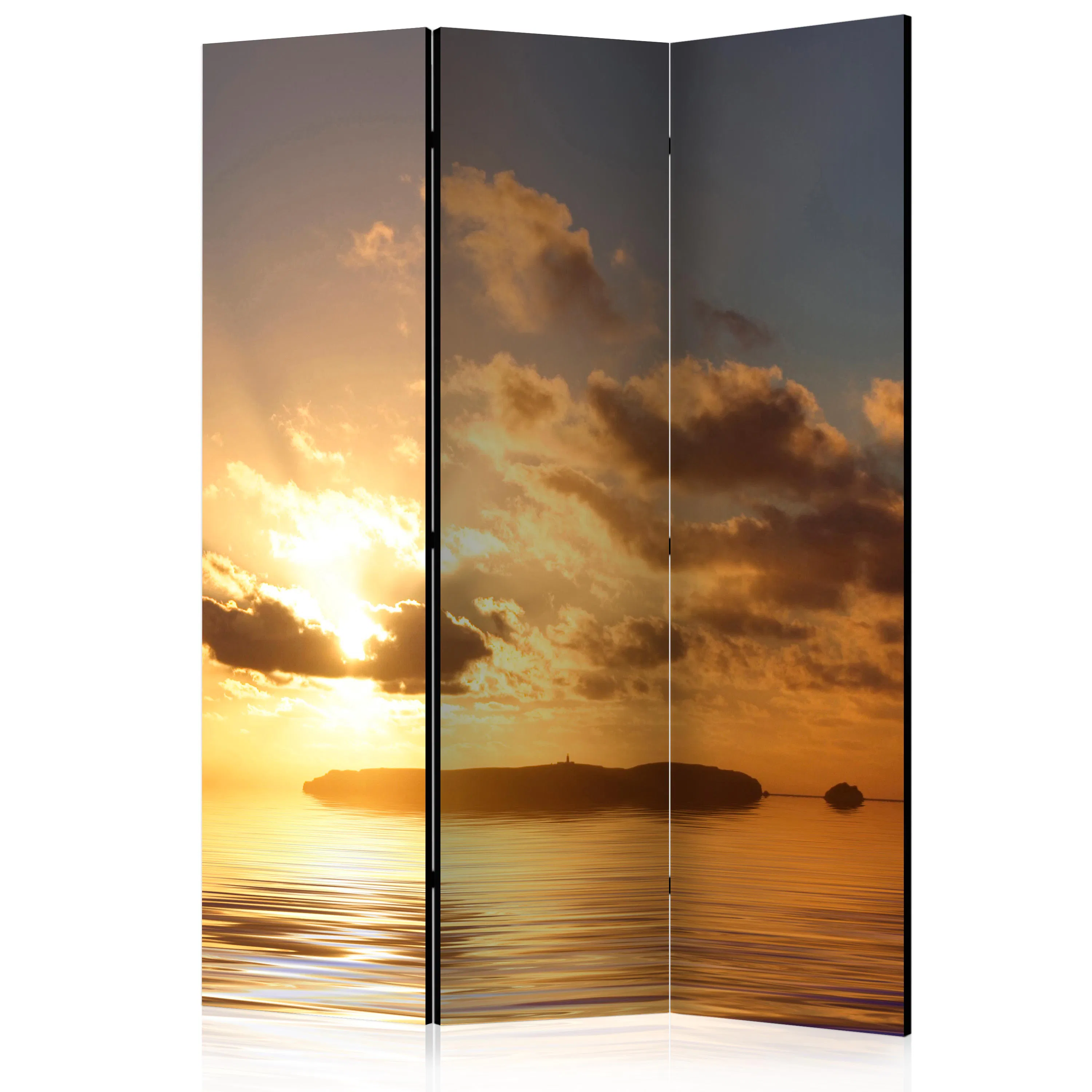 Rumsavdelare Skärmvägg Arkiio Sea Sunset 135x172 cm