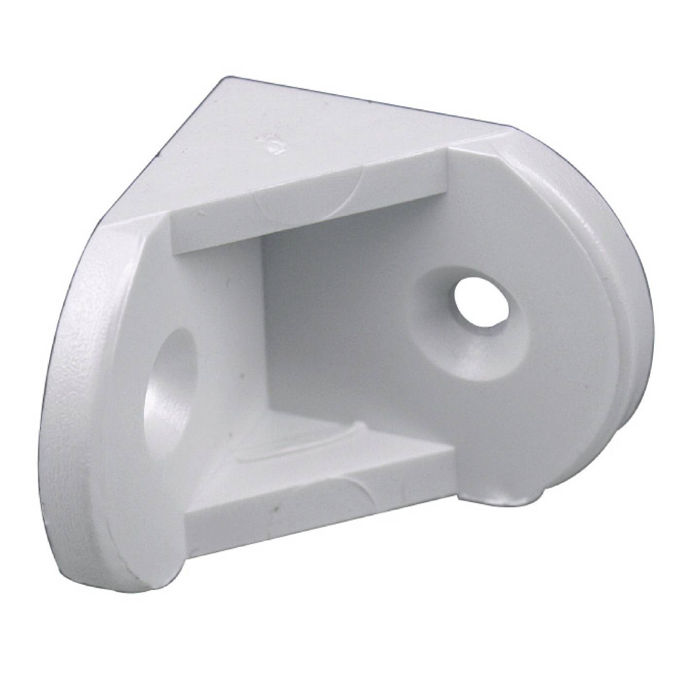 Möbelvinkel Millers Plast Vit 27X27 mm