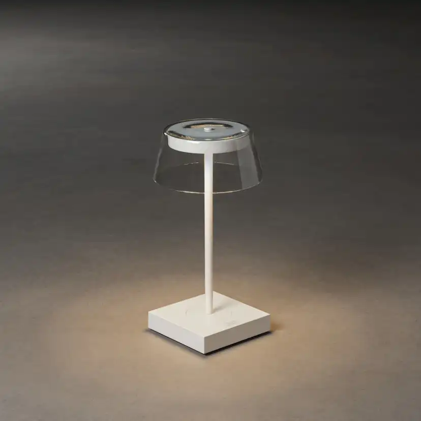 Scilla bordslampa vit USB Vit