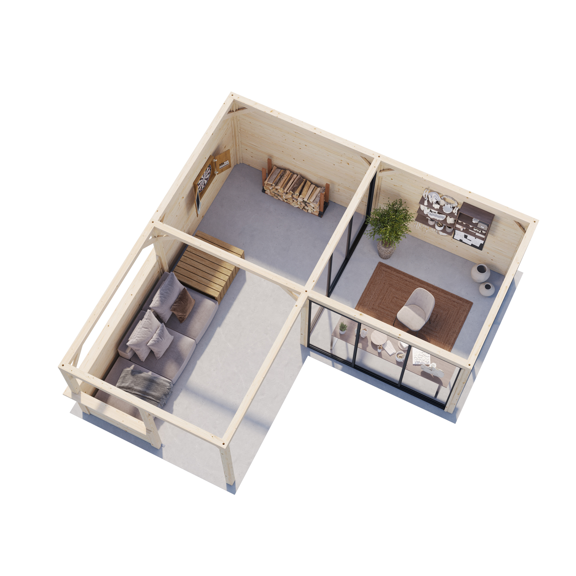 Uterum Palmako Bianca 24,9 m2 Set 510 Slide Plus