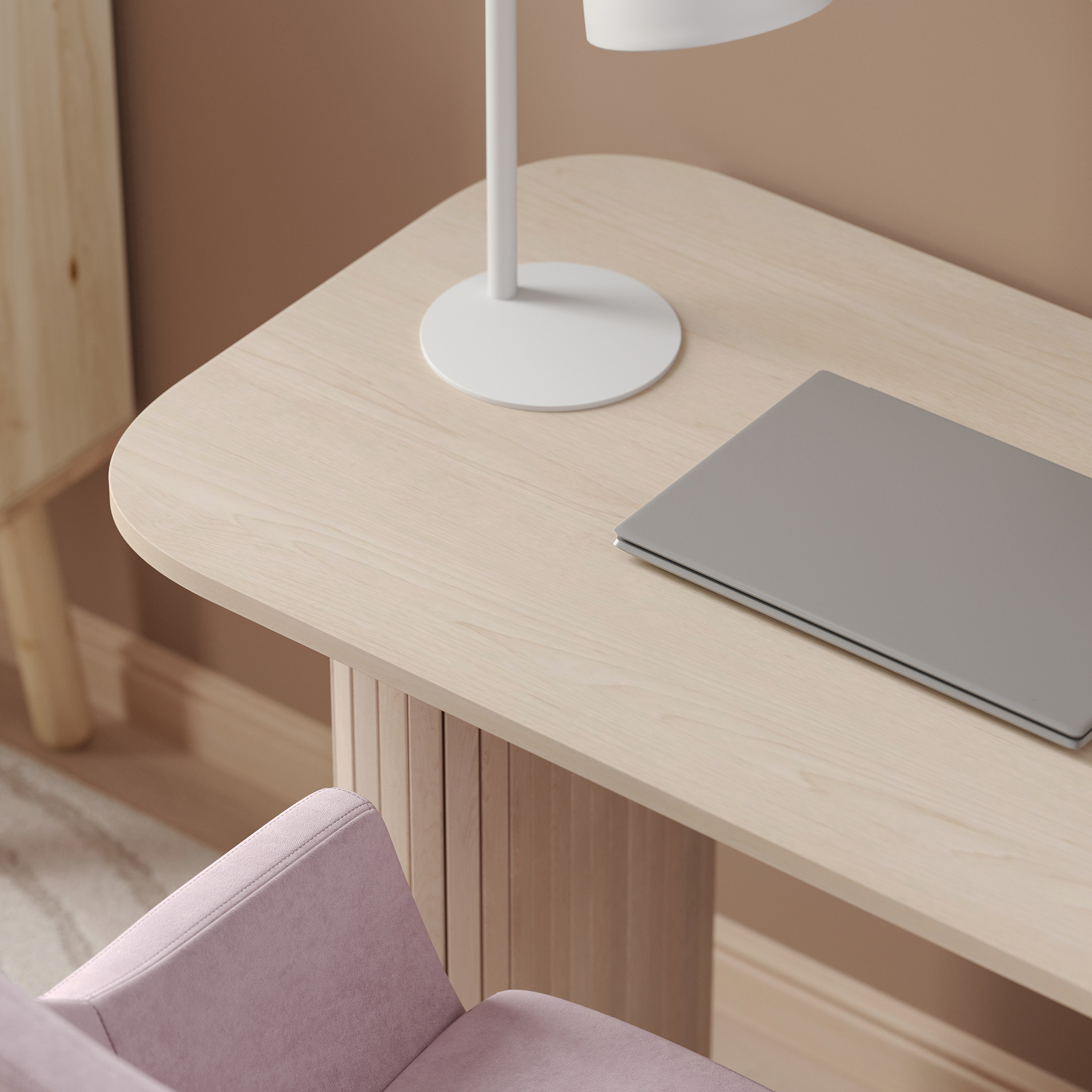 Skrivbord Bark Kopparbo 100 cm