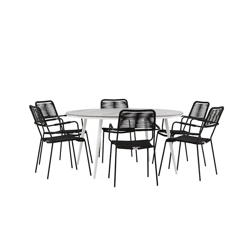 Matgrupp Venture Home Break med 6 Lindos Stolar