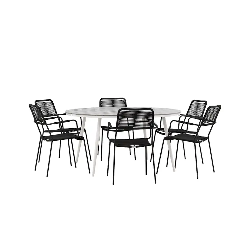 Matgrupp Venture Home Break med 6 Lindos Stolar