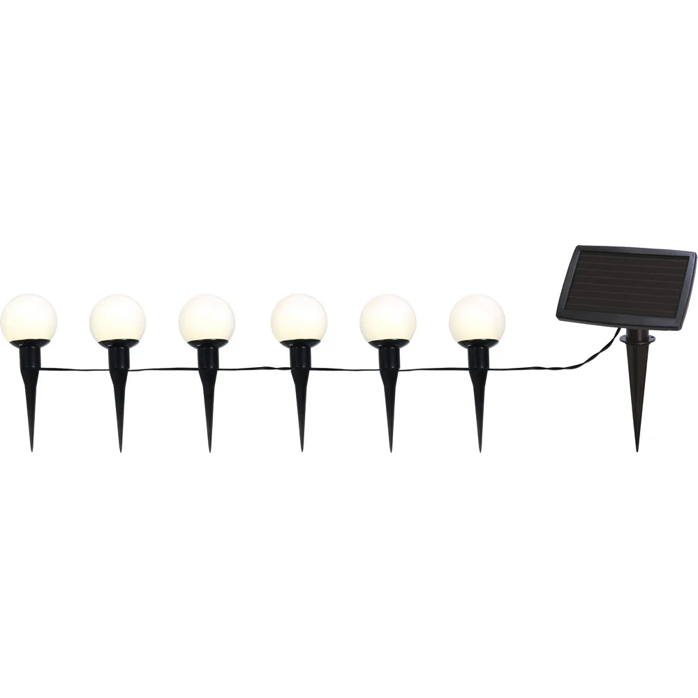 Solcellsslinga Star Trading Globus LED Ljusslinga med Sensor