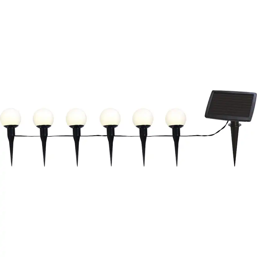Solcellsslinga Star Trading Globus LED Ljusslinga med Sensor