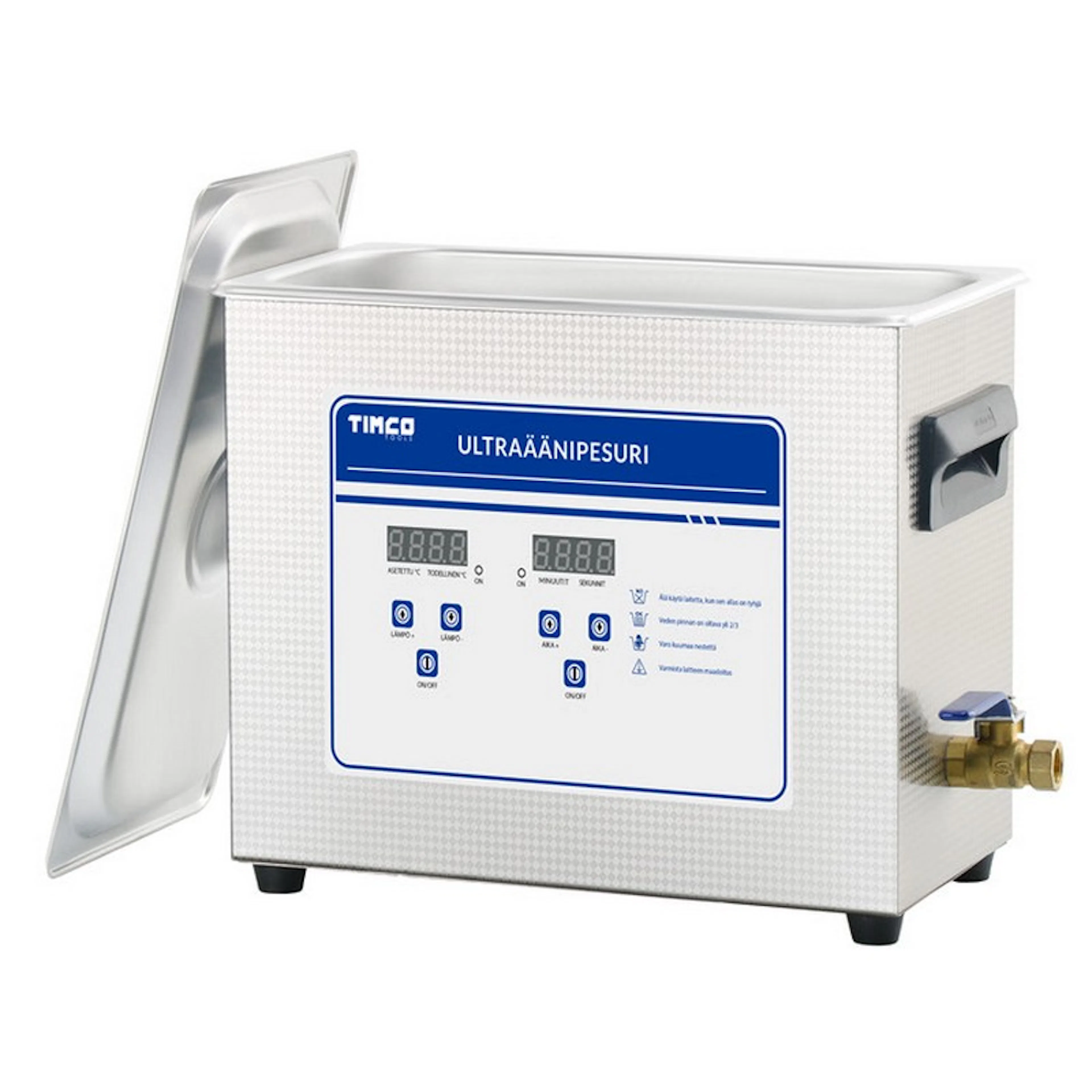 Ultraljudstvätt Timco 6,5 L INOX